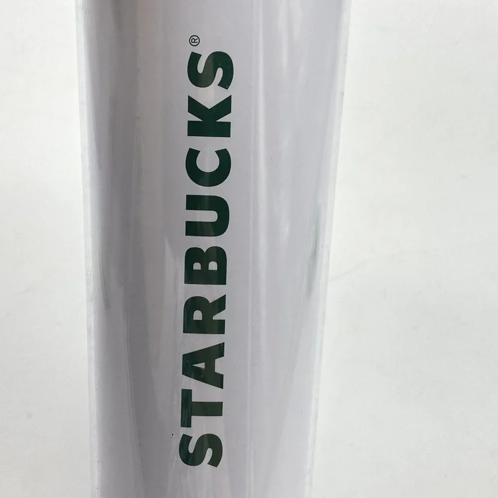 Starbucks‎ Coffee Travel Tumbler Mug 16oz Flip Top Lot of 2 Mermaid Spellout